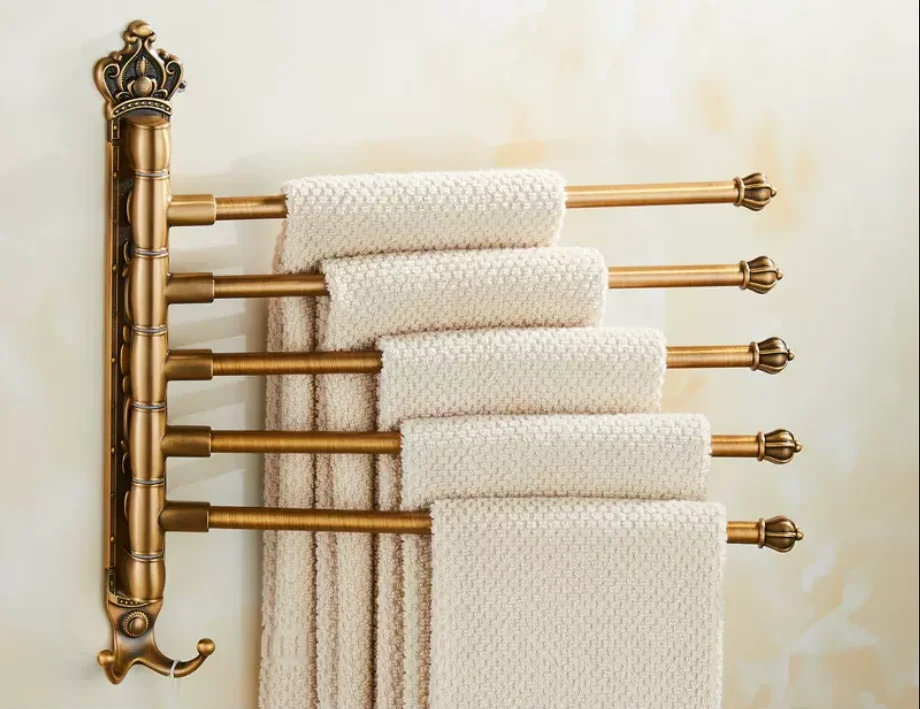 Tuqiu Поворотная алюминиевая вешалка для полотенец
Tuqiu Поворотная алюминиевая вешалка для полотенец