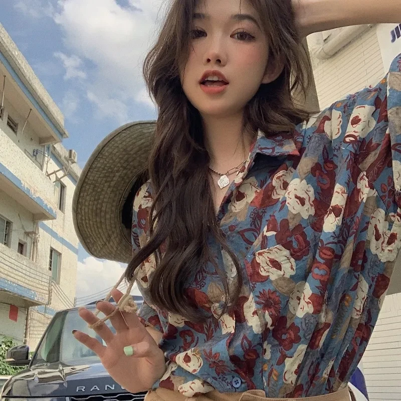 Vintage Short Sleeve T-Shirt Floral Print Chiffon Women Clothing Beautiful Blouse Loose Urbane Casual Aesthetic Summer Top 2023
Vintage Short Sleeve T-Shirt Floral Print Chiffon Women Clothing Beautiful Blouse Loose Urbane Casual Aesthetic Summer Top 2023