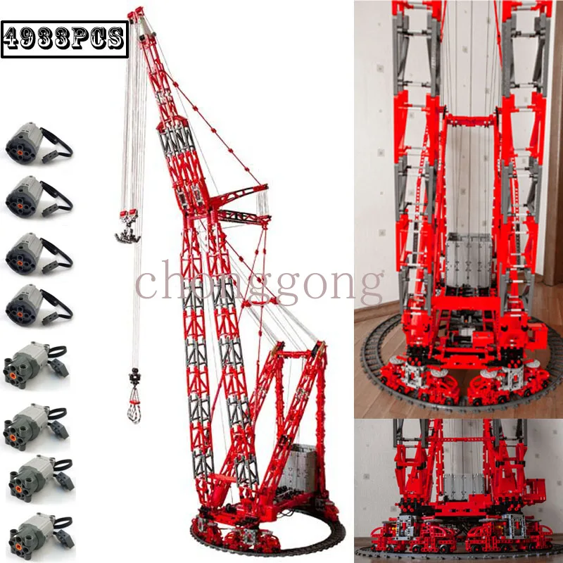 NEW MOC-77733 Mammoet PTC-200-DS Ring Crane RC DIY Remote Control Building Blocks Model Bricks Kit Kids Toys Birthday Gifts
NEW MOC-77733 Mammoet PTC-200-DS Ring Crane RC DIY Remote Control Building Blocks Model Bricks Kit Kids Toys Birthday Gifts
