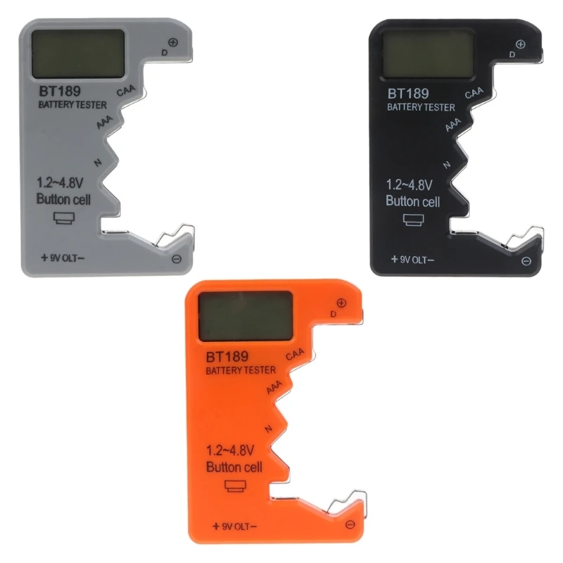 Digital Battery Tester LCD Display Button Cell Battery Capacity Check Detector 
Digital Battery Tester LCD Display Button Cell Battery Capacity Check Detector