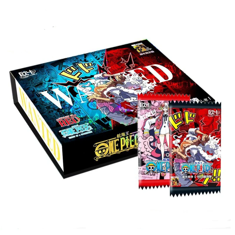 

ONE PIECE：RED final chapter Wano Country Luff Toy Card Anniversary Limited Commemorative Card Classic Collection Toy Gift