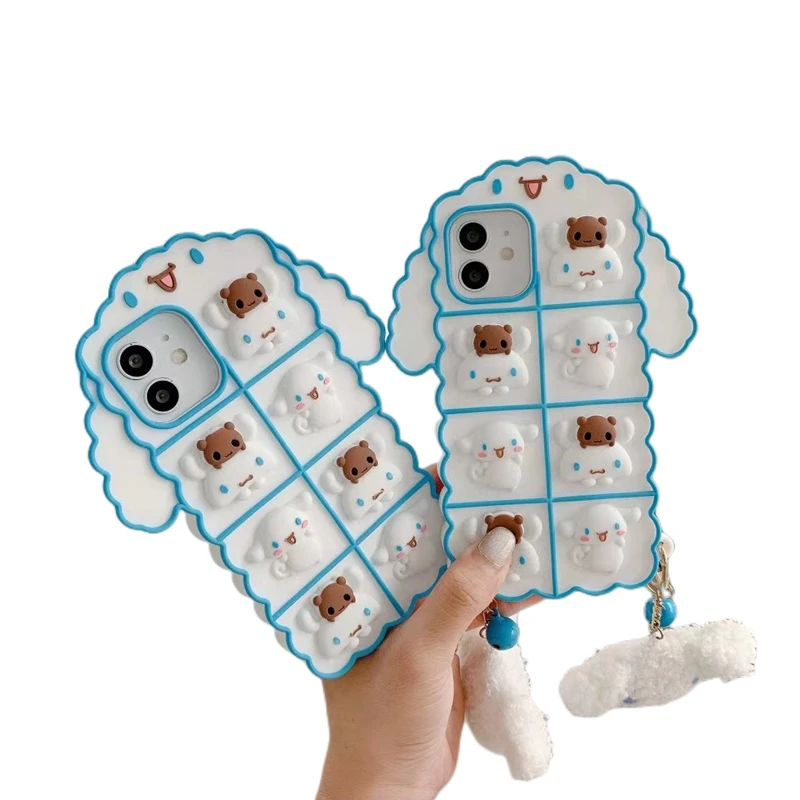 Anime Mobile Phone Case Kawaii Cinnamoroll Decompression Suitable for 13Pro Apple 12 Mobile Phone Case Wholesale
Anime Mobile Phone Case Kawaii Cinnamoroll Decompression Suitable for 13Pro Apple 12 Mobile Phone Case Wholesale