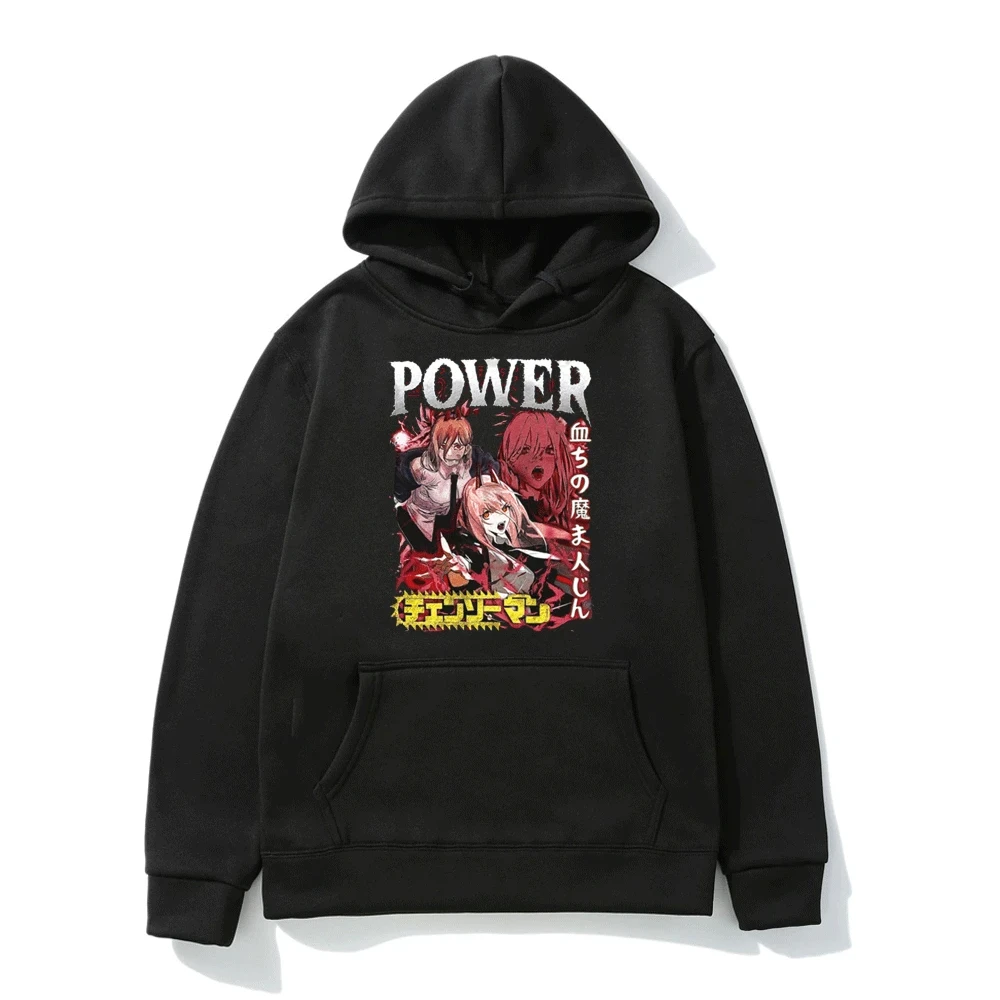 Anime Chainsaw Man Power Graphic Print Hoodies Men Women Oversized Harajuku Streetwear Sweatshirt Couple Trend Hoodie Pullover
Anime Chainsaw Man Power Graphic Print Hoodies Men Women Oversized Harajuku Streetwear Sweatshirt Couple Trend Hoodie Pullover