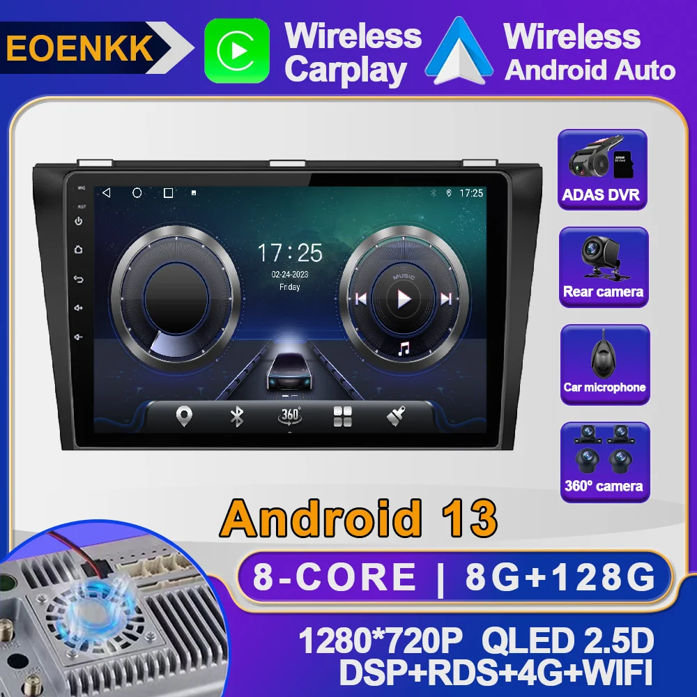 Android 13 For Mazda 3 2004 - 2009 Car Radio Player Wireless Carplay Auto Autoradio Stereo Video BT No 2din AHD Multimedia 4G
Android 13 For Mazda 3 2004 - 2009 Car Radio Player Wireless Carplay Auto Autoradio Stereo Video BT No 2din AHD Multimedia 4G