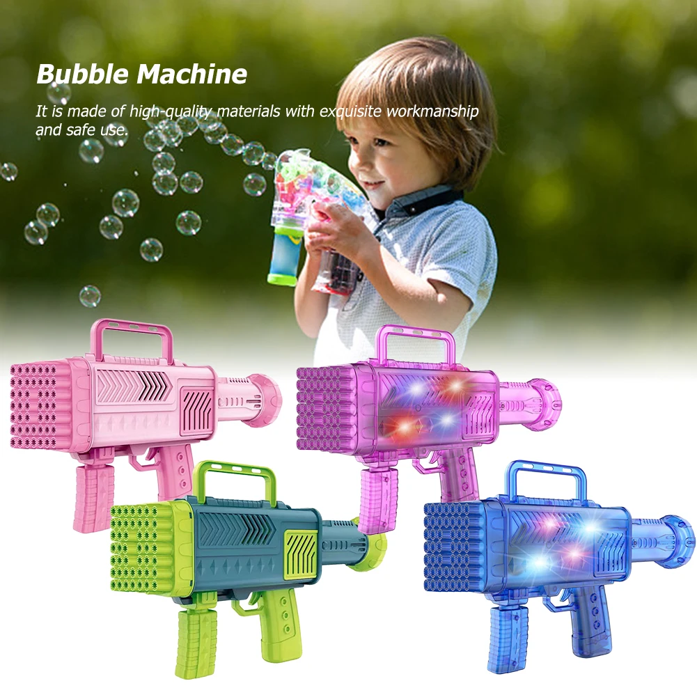 46 Holes Automatic Gatling Bubble Guns Soap Bubble Magic Bubble Kids 2022 New Bathroom Outdoor Toys For Boys Girls Birthday Gift
46 Holes Automatic Gatling Bubble Guns Soap Bubble Magic Bubble Kids 2022 New Bathroom Outdoor Toys For Boys Girls Birthday Gift