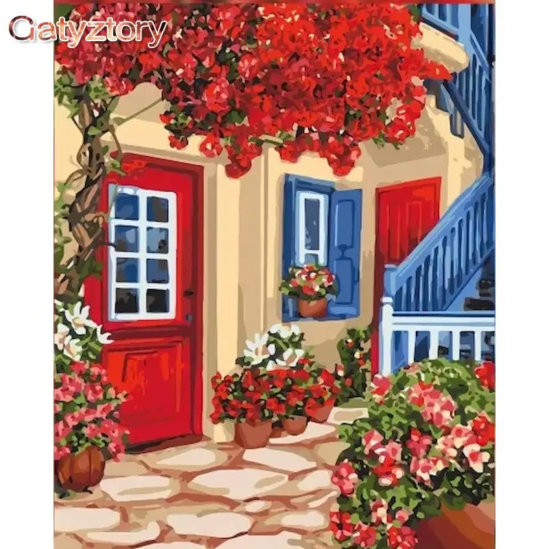 GATYZTORY Oil Painting By Numbers Flower House Acrylic Painting Modern Pictures Coloring Paint By Numbers Home Decor For Living
GATYZTORY Oil Painting By Numbers Flower House Acrylic Painting Modern Pictures Coloring Paint By Numbers Home Decor For Living