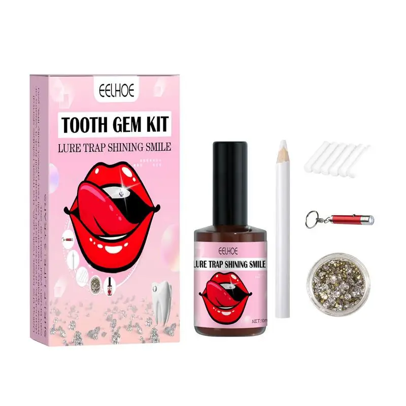 DIY Tooth Gem Kit Fashionable Removable Tooth Ornaments Reflective Artificial Crystal Tooth Ornaments A Sweet Gift
DIY Tooth Gem Kit Fashionable Removable Tooth Ornaments Reflective Artificial Crystal Tooth Ornaments A Sweet Gift