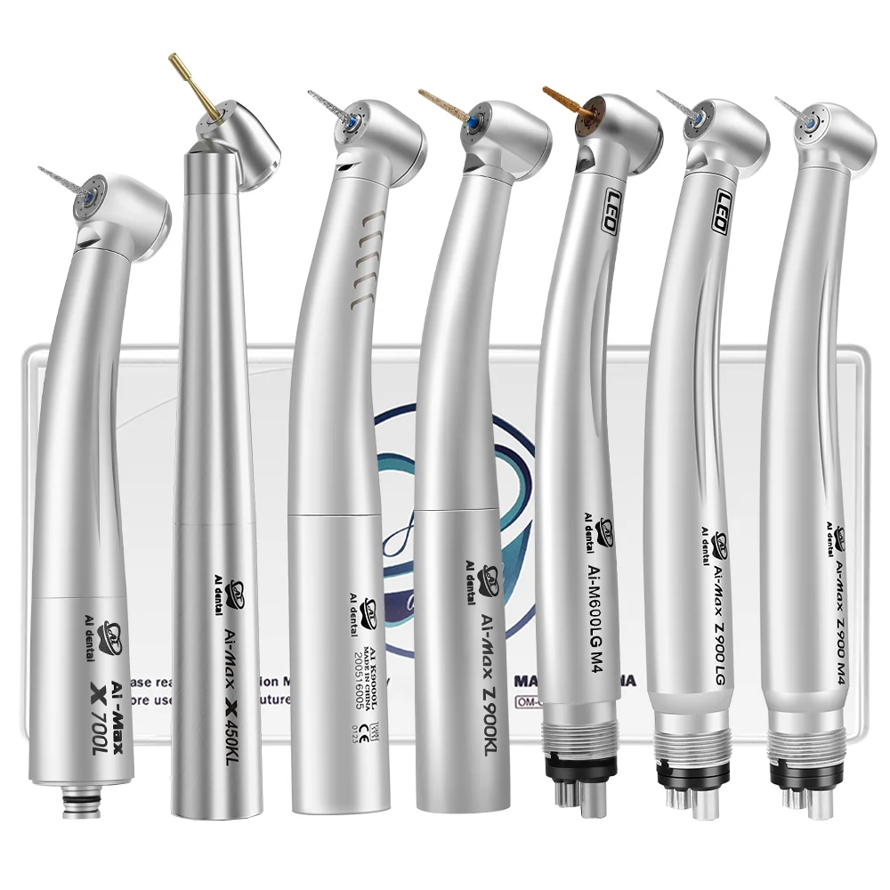 Dental Handpiece High Speed 45 Degree Digital Dentistry LED Fiber Optic 4 Holes Quattro Spary Medical Repair Tools
Dental Handpiece High Speed 45 Degree Digital Dentistry LED Fiber Optic 4 Holes Quattro Spary Medical Repair Tools