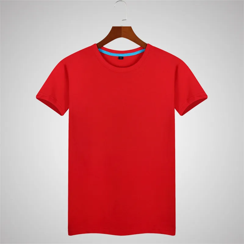 

B1411-2020Summer new men's T-shirts solid color slim trend casual short-sleeved fashion