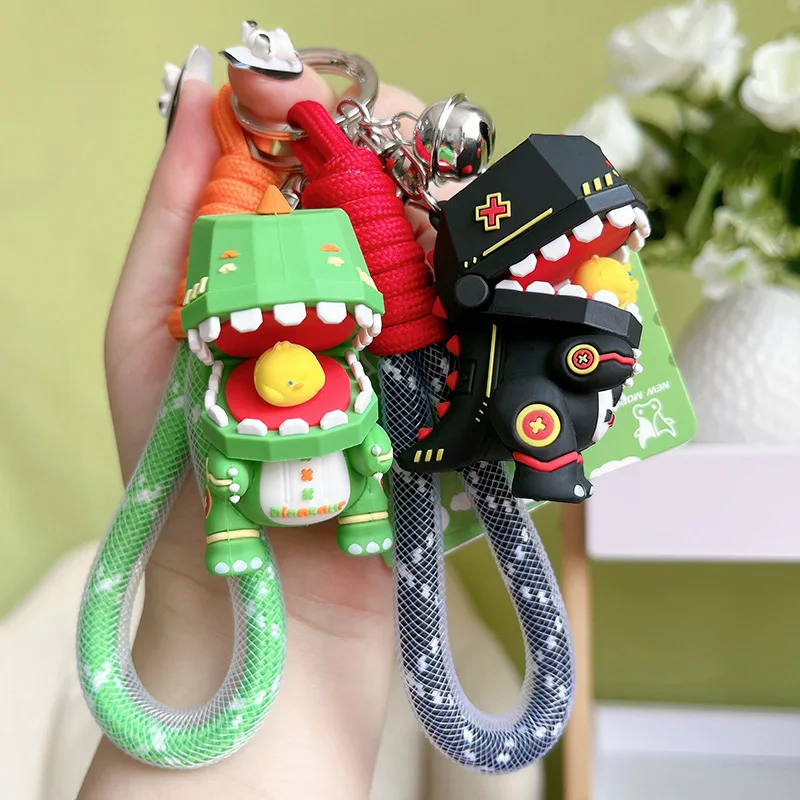 Cool mechanical Mecha Dinosaur Chicken Keychain Cute Key Chain Cartoon Car Doll Pendant Bag Keyring Jewelry Girl Gift Fashion
Cool mechanical Mecha Dinosaur Chicken Keychain Cute Key Chain Cartoon Car Doll Pendant Bag Keyring Jewelry Girl Gift Fashion