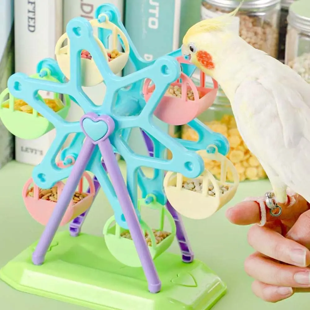 Food Snacks Feeder For Lovebird Cockatoo Cage Bird Foraging Toys Bird Windmill Toy Bird Supplies Parrot Ferris Wheel
Food Snacks Feeder For Lovebird Cockatoo Cage Bird Foraging Toys Bird Windmill Toy Bird Supplies Parrot Ferris Wheel