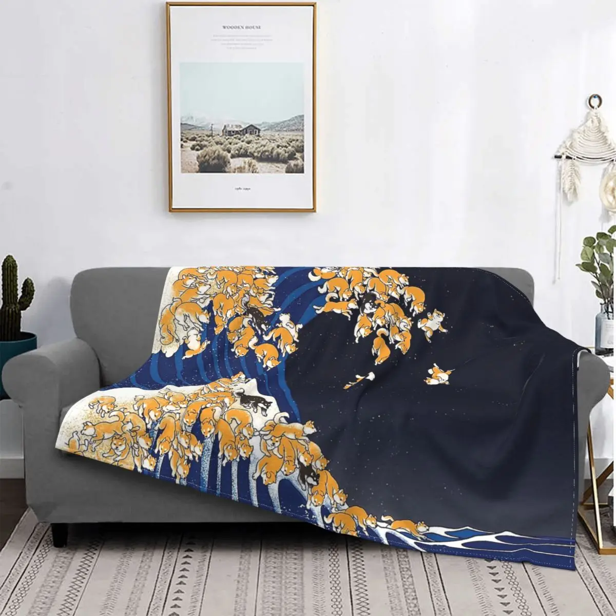 Shiba Inu The Great Wave In Night Fleece Throw Blankets vintage dog cute japanese Blanket for Home Office Lightweight Bed Rug
Shiba Inu The Great Wave In Night Fleece Throw Blankets vintage dog cute japanese Blanket for Home Office Lightweight Bed Rug
