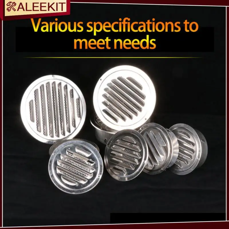 Silver Ventilation Cover Strong Toughness Durable Vents Pipe Fittings Air Fence Stainless Steel Antirust Ventilation Hood
Silver Ventilation Cover Strong Toughness Durable Vents Pipe Fittings Air Fence Stainless Steel Antirust Ventilation Hood