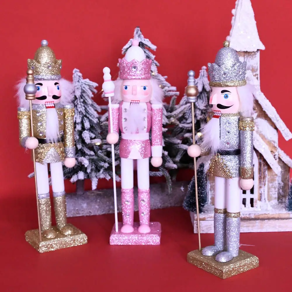 30CM Wooden Decorative Crafts Nutcracker Puppet King Ornament Merry Christmas Decorations For Home Xmas Ornaments Navidad 2022
30CM Wooden Decorative Crafts Nutcracker Puppet King Ornament Merry Christmas Decorations For Home Xmas Ornaments Navidad 2022