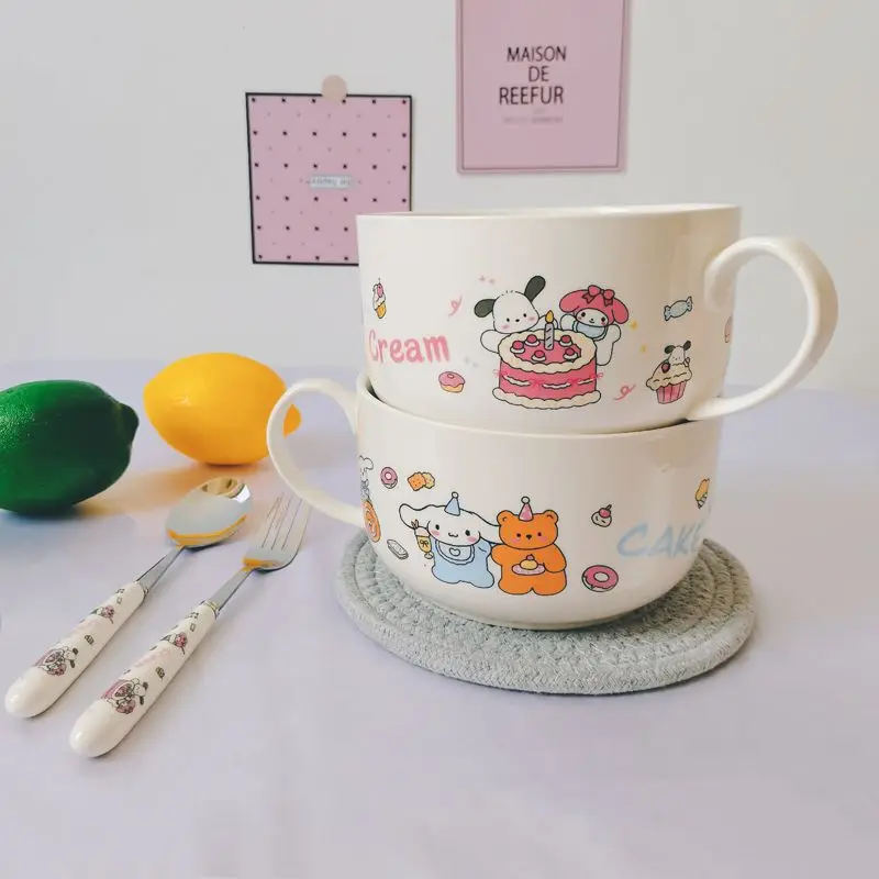 Sanrioed Kawaii Anime Bowl Cute Cinnamoroll Mymelody 1000Ml Children Girl Camping Household Fruit Instant Noodles Ceramic Bowl
Sanrioed Kawaii Anime Bowl Cute Cinnamoroll Mymelody 1000Ml Children Girl Camping Household Fruit Instant Noodles Ceramic Bowl