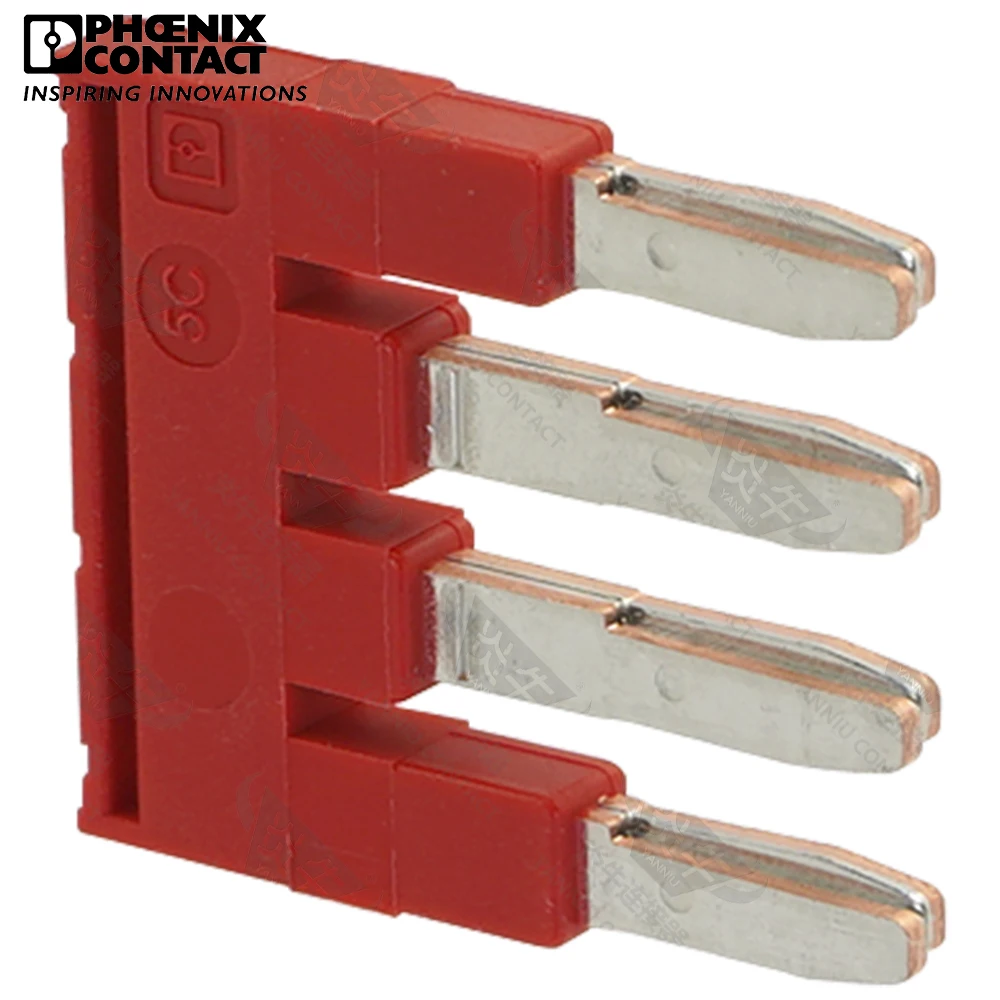 5.2mm Phoenix Contact Connector DIN Rail Terminal Block 4 Pin FBS 4-5 3030187 Accessories Plug-in Bridge Short Circuit
5.2mm Phoenix Contact Connector DIN Rail Terminal Block 4 Pin FBS 4-5 3030187 Accessories Plug-in Bridge Short Circuit