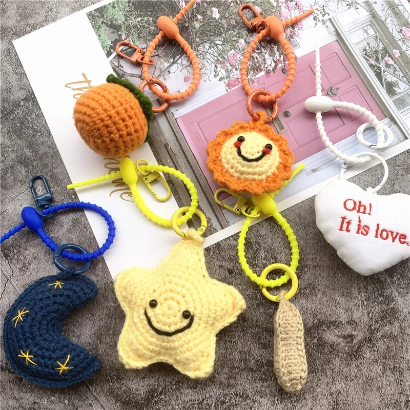 Lanyard Crochet Key Chain Cute Plush Keycord Pendant Fruit Rope for Mobile Phone Charm Persimmon Peanut Bag Landyard Accessories
Lanyard Crochet Key Chain Cute Plush Keycord Pendant Fruit Rope for Mobile Phone Charm Persimmon Peanut Bag Landyard Accessories
