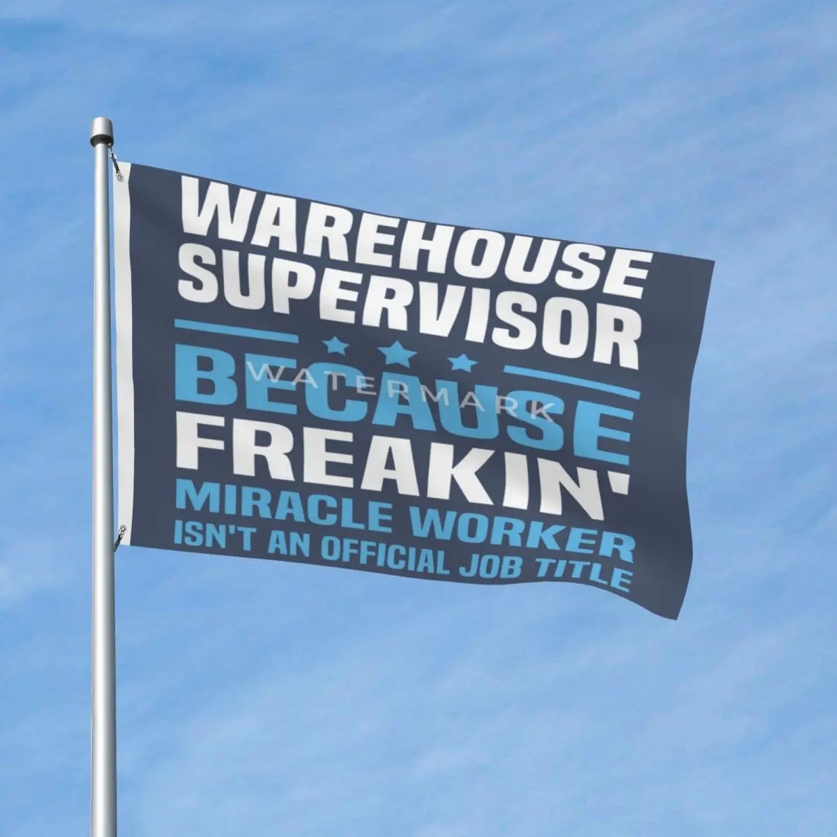 Warehouse Supervisor Flag Decor Polyester Material Outdoor Lawn Vibrant Colors Drapey Bright 
Warehouse Supervisor Flag Decor Polyester Material Outdoor Lawn Vibrant Colors Drapey Bright