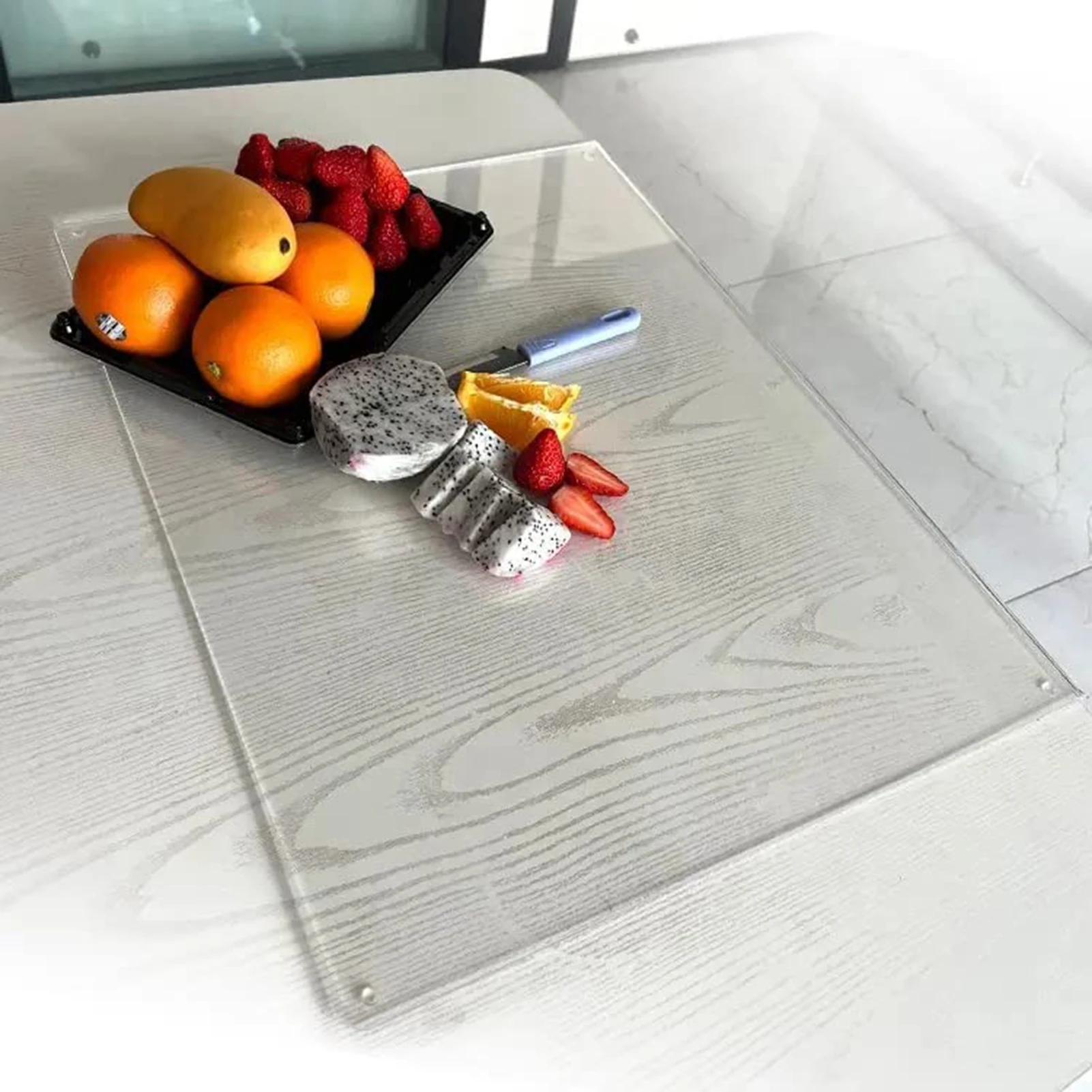 Acrylic Anti-slip Transparent Cutting Board with Lip for Kitchen Counter Countertop Protector Home Restaurant kitchen gadgets
Acrylic Anti-slip Transparent Cutting Board with Lip for Kitchen Counter Countertop Protector Home Restaurant kitchen gadgets