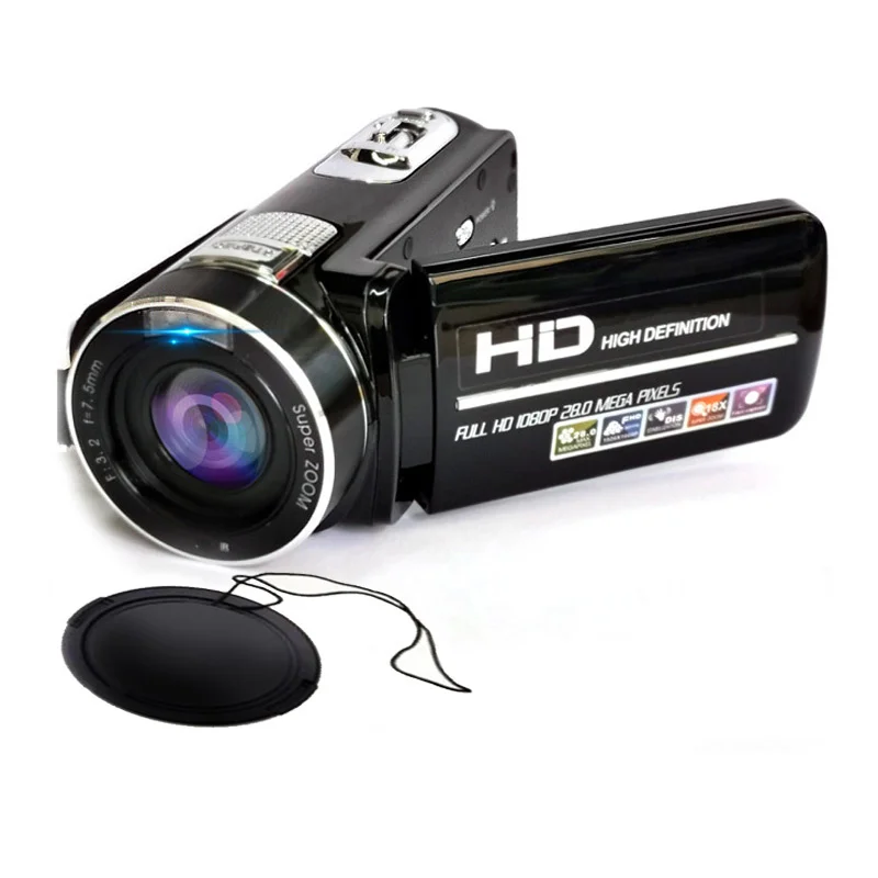 Portable HD digital camera with 3.0 inch rotating screen, lithium ion battery, DVR DV gift Free shipping
Portable HD digital camera with 3.0 inch rotating screen, lithium ion battery, DVR DV gift Free shipping