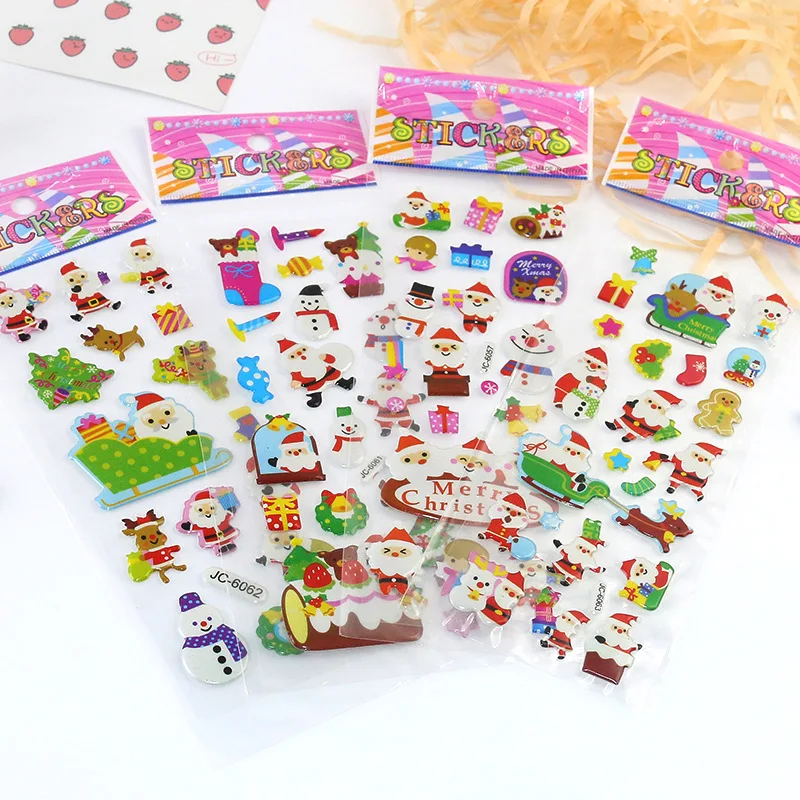 6Sheets Kawaii Cartoon Santa Claus Christmas Stickers Snowman Xmas Tree Kids Laptop Book Decorative DIY Stationery Decal Sticker
6Sheets Kawaii Cartoon Santa Claus Christmas Stickers Snowman Xmas Tree Kids Laptop Book Decorative DIY Stationery Decal Sticker