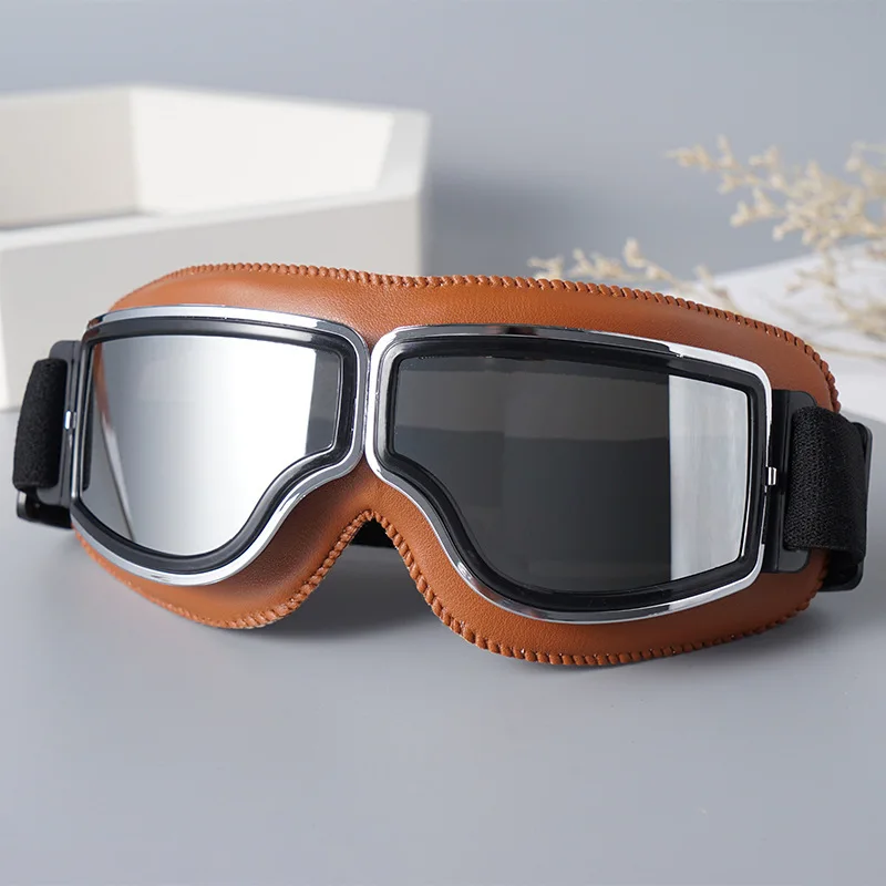 Retro Windproof Motorcycle Glasses Motorcycle Helmet Glasses Sunglasses Retro Universal Folding Leather Retro Motorcycle Accesso
Retro Windproof Motorcycle Glasses Motorcycle Helmet Glasses Sunglasses Retro Universal Folding Leather Retro Motorcycle Accesso