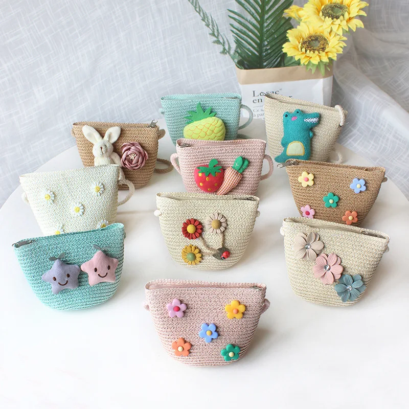 Small Summer Wallet Baby Princess Woven Shoulder Children's Straw Bags Crossbody Purse Lovely Handbags Mini Coin Girls Kids Bag
Small Summer Wallet Baby Princess Woven Shoulder Children's Straw Bags Crossbody Purse Lovely Handbags Mini Coin Girls Kids Bag