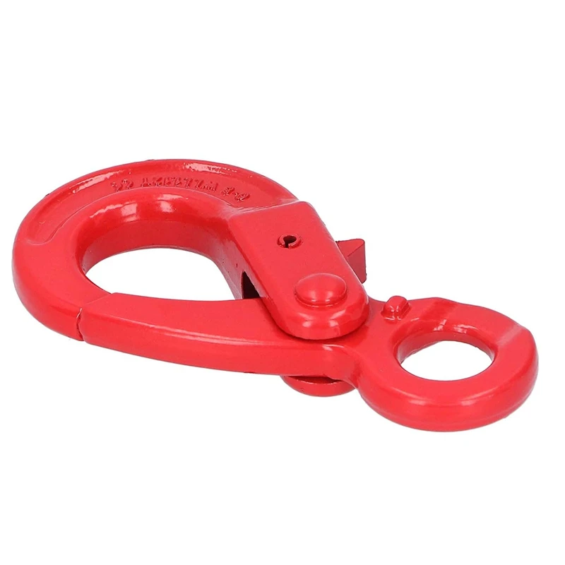 Lifting Hooks Self Locking Eye Hooks 1.12T Alloy Steel Slip Safety Hook For Factory Lifting Port Transportation
Lifting Hooks Self Locking Eye Hooks 1.12T Alloy Steel Slip Safety Hook For Factory Lifting Port Transportation