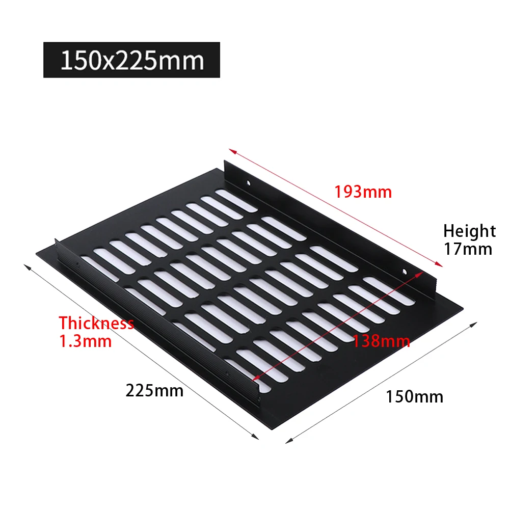 150-400mm Wide Vents Perforated Sheet Aluminum Alloy Air Vent Perforated Sheet Web Plate Ventilation Grille Vents
150-400mm Wide Vents Perforated Sheet Aluminum Alloy Air Vent Perforated Sheet Web Plate Ventilation Grille Vents