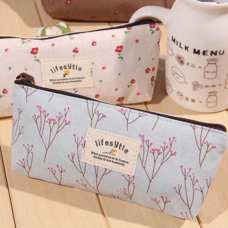 Cute Kawaii Floral Flower Canvas Zipper Pencil Cases Lovely Fabric Flower Tree Pen Bags School Supplies for Kids Gift
Cute Kawaii Floral Flower Canvas Zipper Pencil Cases Lovely Fabric Flower Tree Pen Bags School Supplies for Kids Gift