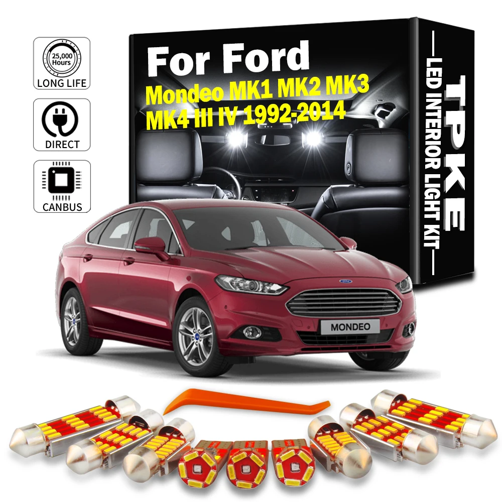 TPKE комплект светодиодного интерьера для Ford Mondeo MK1 MK2 MK3 MK4 III IV 1992- 2008 2009 2010 2011 2012 2013 2014 Аксессуары для автомобильных фар
TPKE комплект светодиодного интерьера для Ford Mondeo MK1 MK2 MK3 MK4 III IV 1992- 2008 2009 2010 2011 2012 2013 2014 Аксессуары для автомобильных фар