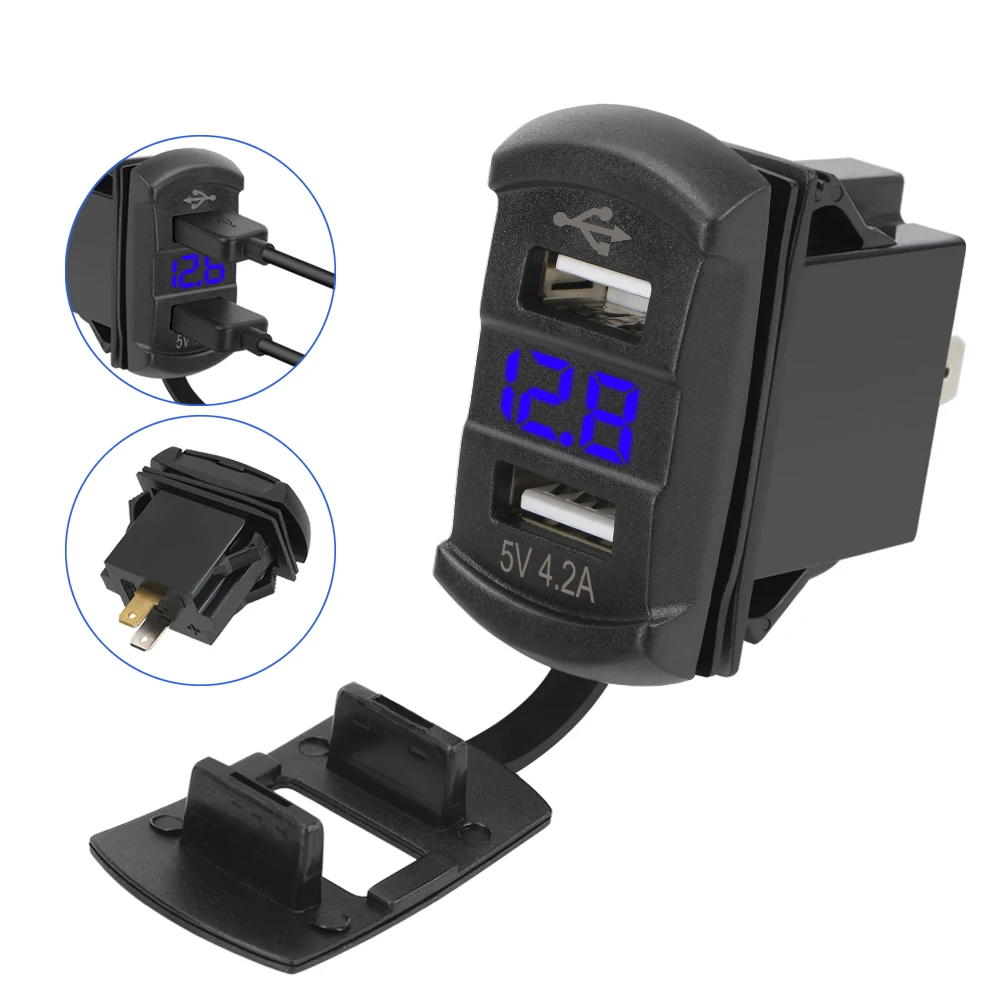 Автомобильное зарядное устройство с двумя USB-портами, 5 В, а
Автомобильное зарядное устройство с двумя USB-портами, 5 В, а