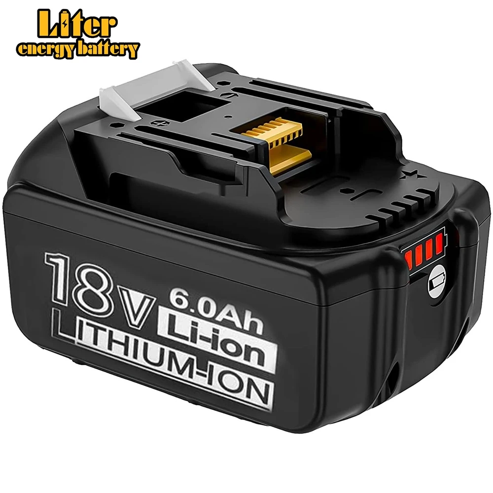 Portable 18V Rechargeable Battery 5.0Ah 6.0Ah Li-Ion Battery Replacement Power Tool Battery for Ma kitas BL1860 BL1830B 
Portable 18V Rechargeable Battery 5.0Ah 6.0Ah Li-Ion Battery Replacement Power Tool Battery for Ma kitas BL1860 BL1830B