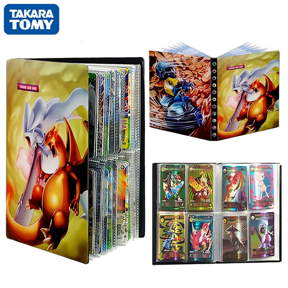TAKARA TOMY 240PCS Pokemon Cards Album Book Anime Pokemons Charizard Capacity Collectors Folder Game Card Binder Holder Toys kid
TAKARA TOMY 240PCS Pokemon Cards Album Book Anime Pokemons Charizard Capacity Collectors Folder Game Card Binder Holder Toys kid