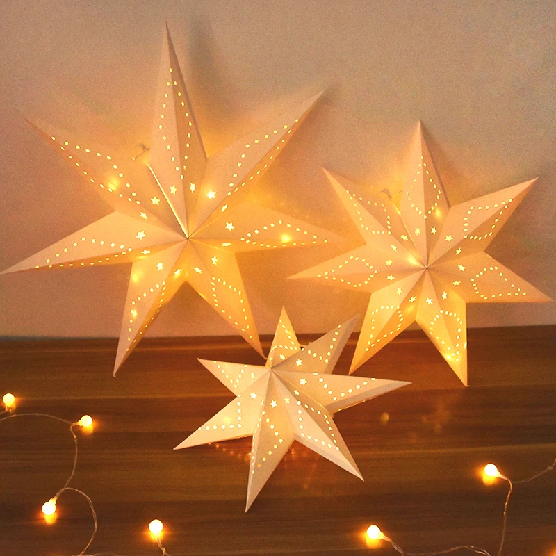 Star Light Cove Hollow Out Star Hanging Pendant Led Light Window Grille Paper Lantern Eid Mubark Party Christmas Stars Decor
Star Light Cove Hollow Out Star Hanging Pendant Led Light Window Grille Paper Lantern Eid Mubark Party Christmas Stars Decor