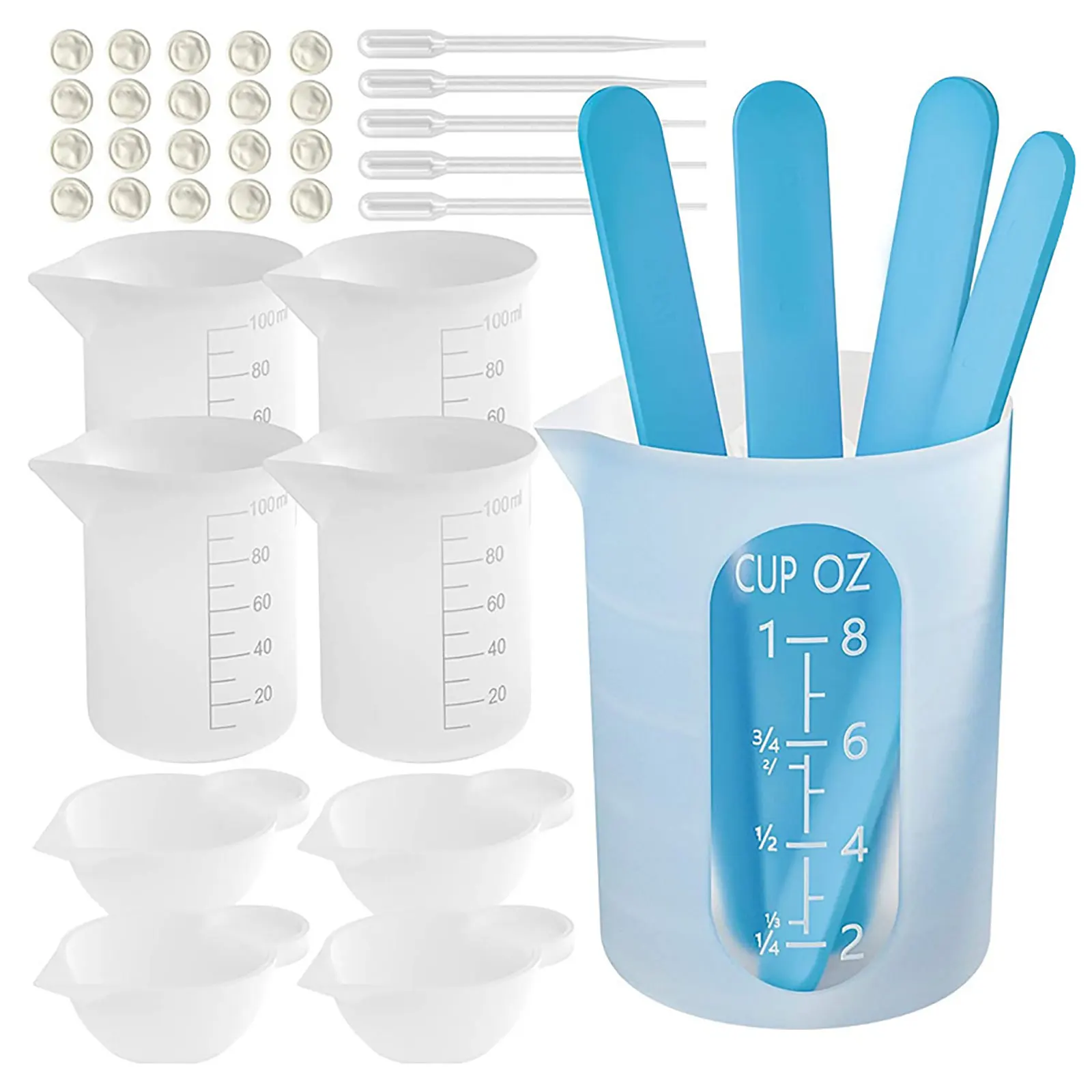 Epoxy Resin Crystal Transparent Silicone Crystal Glue Resin Measuring Cup Epoxy Resin Cup For Diy Jewelry Making Findings Tools
Epoxy Resin Crystal Transparent Silicone Crystal Glue Resin Measuring Cup Epoxy Resin Cup For Diy Jewelry Making Findings Tools