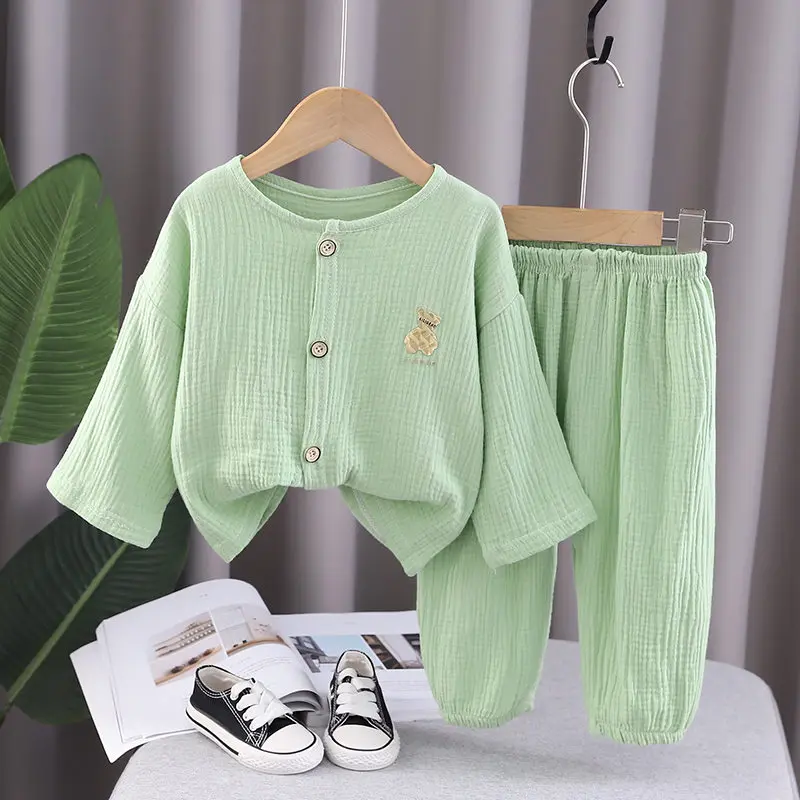 Kids Baby Boys Girls Cartoon Printe Short Sleeve Tops Shirts Sleepwear Shorts Toddler Pajama Sets 2pcs Children Casual Costumes
Kids Baby Boys Girls Cartoon Printe Short Sleeve Tops Shirts Sleepwear Shorts Toddler Pajama Sets 2pcs Children Casual Costumes