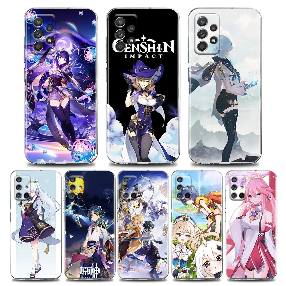 Anime Genshin Impact Clear Phone Case for Samsung A01 A02 A02s A11 A12 A21 S A31 A41 A32 A51 A71 A42 A52 A72 Soft Silicone
Anime Genshin Impact Clear Phone Case for Samsung A01 A02 A02s A11 A12 A21 S A31 A41 A32 A51 A71 A42 A52 A72 Soft Silicone
