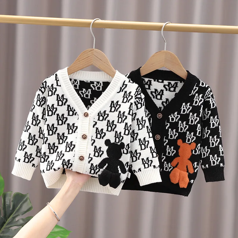 Spring Autumn Boys Girls Knitted Cardigan Sweater Baby Children Clothing Boys Girls Sweaters Kids Knitwear Baby Boy Girls Coat
Spring Autumn Boys Girls Knitted Cardigan Sweater Baby Children Clothing Boys Girls Sweaters Kids Knitwear Baby Boy Girls Coat
