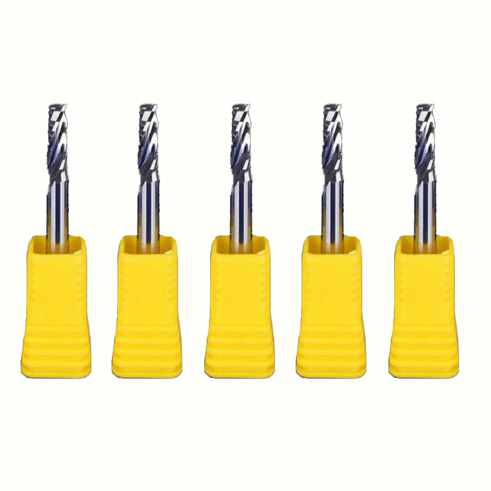 5pcs Aluminum End Milling Single Flute CNC Router Cutting Bit 1/8\" 3.175mm 12mm For Aluminum Copper Acrylic PVC MDF
5pcs Aluminum End Milling Single Flute CNC Router Cutting Bit 1/8\" 3.175mm 12mm For Aluminum Copper Acrylic PVC MDF