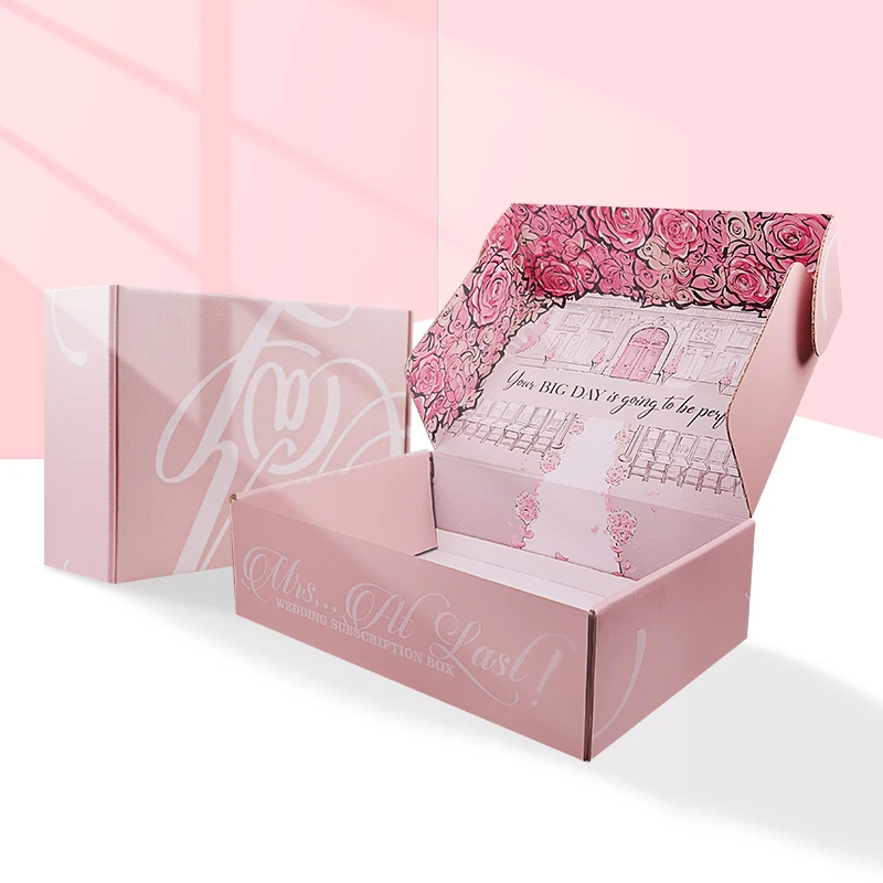 Sencai Custom Cheap Two Sides Printing Colored Corrugated Wedding Gift Subscription Mailer Boxes
Sencai Custom Cheap Two Sides Printing Colored Corrugated Wedding Gift Subscription Mailer Boxes