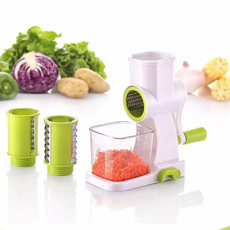 Hand Crank Vegetable Slicer Rotary Cheese Grater Multi Purpose Manual Shredding Grating Slicing Utility Tools For Cheese Carrots
Hand Crank Vegetable Slicer Rotary Cheese Grater Multi Purpose Manual Shredding Grating Slicing Utility Tools For Cheese Carrots