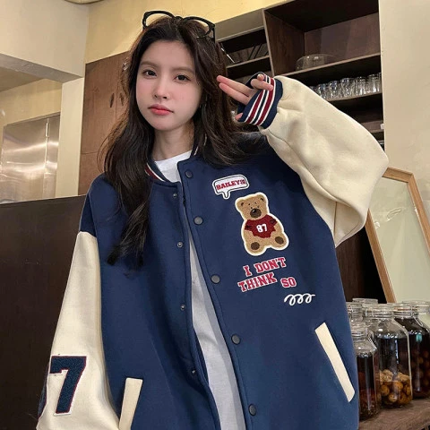 Hiphop Goth Varsity Bomber Cyber Y2k Jacket Women fall winter Baseball Jaket Streetwear Techwear Cardigans 2023 For Women
Hiphop Goth Varsity Bomber Cyber Y2k Jacket Women fall winter Baseball Jaket Streetwear Techwear Cardigans 2023 For Women