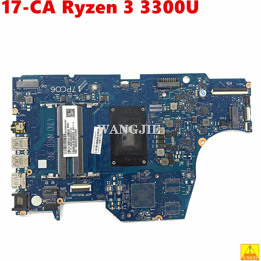 Used L77994-001 L77994-601 6050A3056601-MB-A01 For HP Pavilion 17-CA Laptop Motherboard R7 3700U Ryzen 7 3700U CPU 100% Working
Used L77994-001 L77994-601 6050A3056601-MB-A01 For HP Pavilion 17-CA Laptop Motherboard R7 3700U Ryzen 7 3700U CPU 100% Working