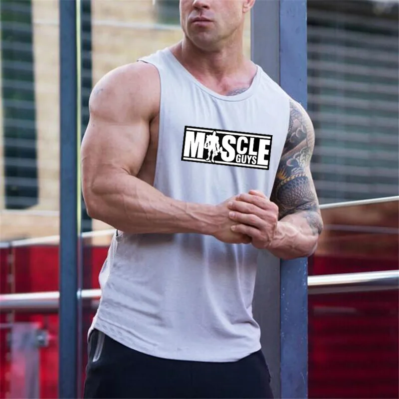 New Mens Workout Brand Training Fashion Vest Gym Clothing Bodybuilding Tank Top Musculation Fitness Sporting Sleeveless Singlets
New Mens Workout Brand Training Fashion Vest Gym Clothing Bodybuilding Tank Top Musculation Fitness Sporting Sleeveless Singlets