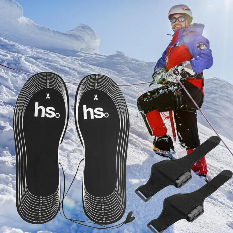 Unisex Full-foot Heated Insole Carbon Fiber Electric Heated Insole Battery Box Powered Heating Insole 4.5V with Battery Box Stra
Unisex Full-foot Heated Insole Carbon Fiber Electric Heated Insole Battery Box Powered Heating Insole 4.5V with Battery Box Stra