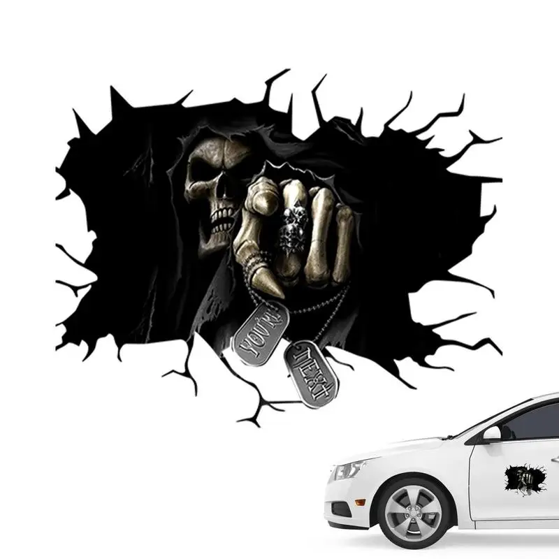 Horror Car Decal Skull Car Accessories Horror Decoration Strong Adhesion Create A Halloween Mood For Car Pickup Truck SUV
Horror Car Decal Skull Car Accessories Horror Decoration Strong Adhesion Create A Halloween Mood For Car Pickup Truck SUV