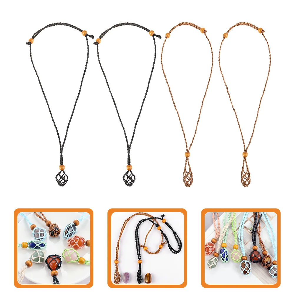 Adjustable Rope Necklace Cord Rough Stone Accessories Crystal Pendant Empty Stones Holder Coraline
Adjustable Rope Necklace Cord Rough Stone Accessories Crystal Pendant Empty Stones Holder Coraline
