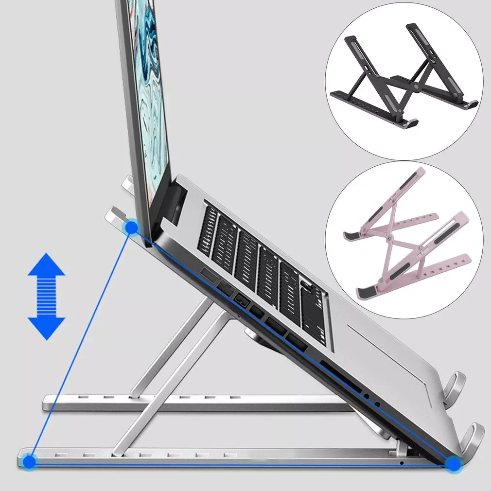 Holes Foldable Laptop Stand Non-slip Desktop Laptop Holder Adjustable Angles Notebook Bracket Riser
Holes Foldable Laptop Stand Non-slip Desktop Laptop Holder Adjustable Angles Notebook Bracket Riser