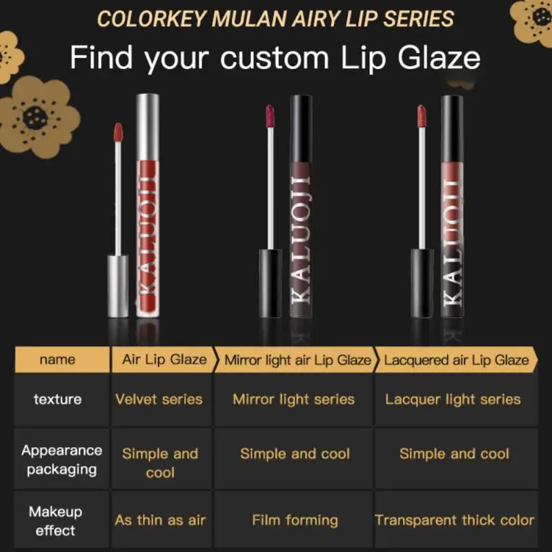 New Small Black Mirror Velvet Fog Surface Matte Air Lip Glaze Mirror Light Lip Gloss Paint Light Lip Gloss Minority Lipstick
New Small Black Mirror Velvet Fog Surface Matte Air Lip Glaze Mirror Light Lip Gloss Paint Light Lip Gloss Minority Lipstick